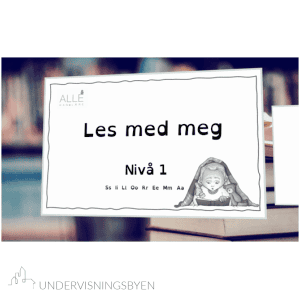 Lesebøker - Nivå 1 NN/BM + dysleksivennlig font