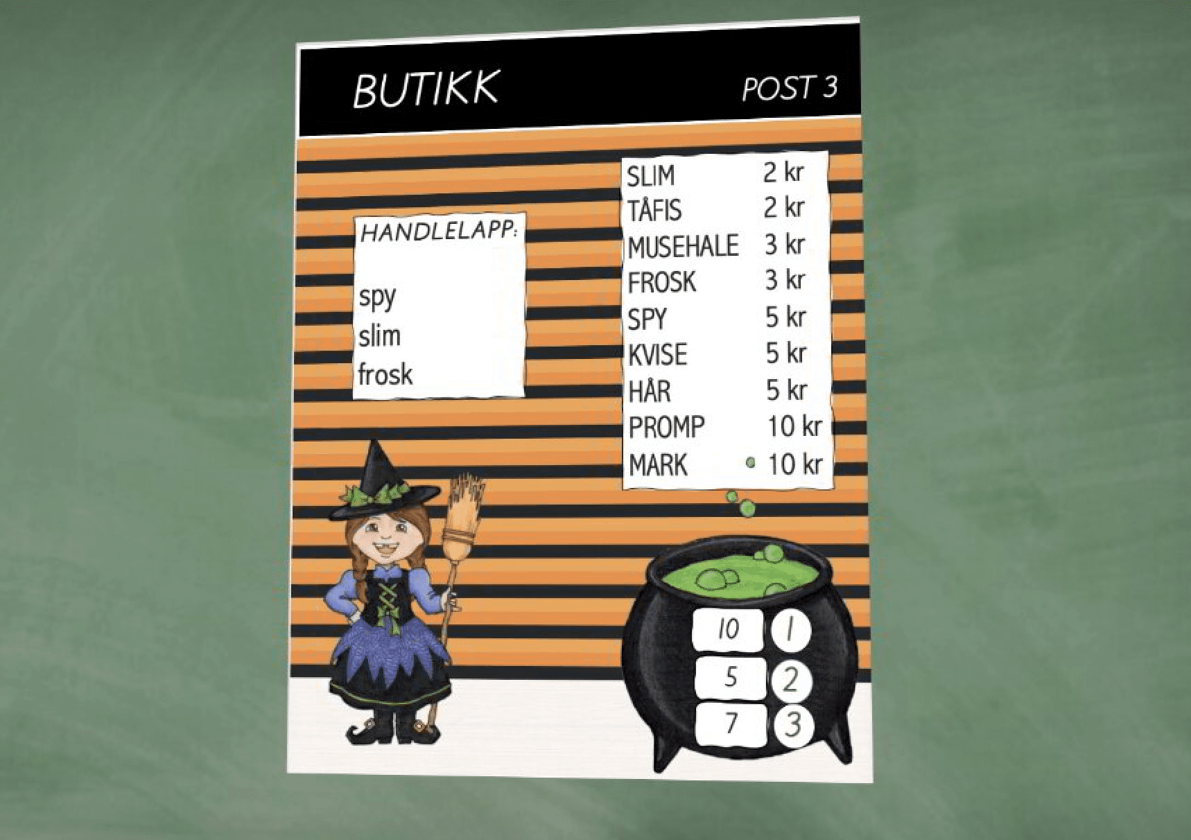 NATURSTI HALLOWEENBUTIKK NN/BM 1. og 2.trinn - Bilde 3