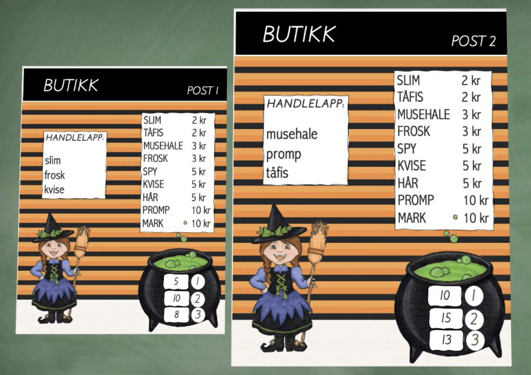 NATURSTI HALLOWEENBUTIKK NN/BM 1. og 2.trinn - Bilde 2