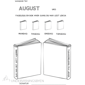 LESEPLAN FOR HELE ÅRET NN/BM
