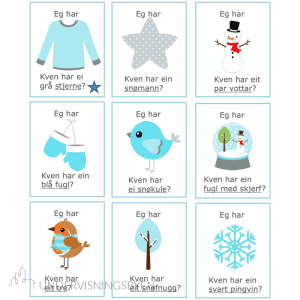 LESE-LOOP VINTER Jeg har, hvem har? NN og BM