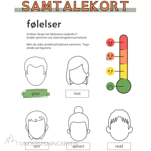 Samtalekort 13 – lekseark 1.trinn BM/NN
