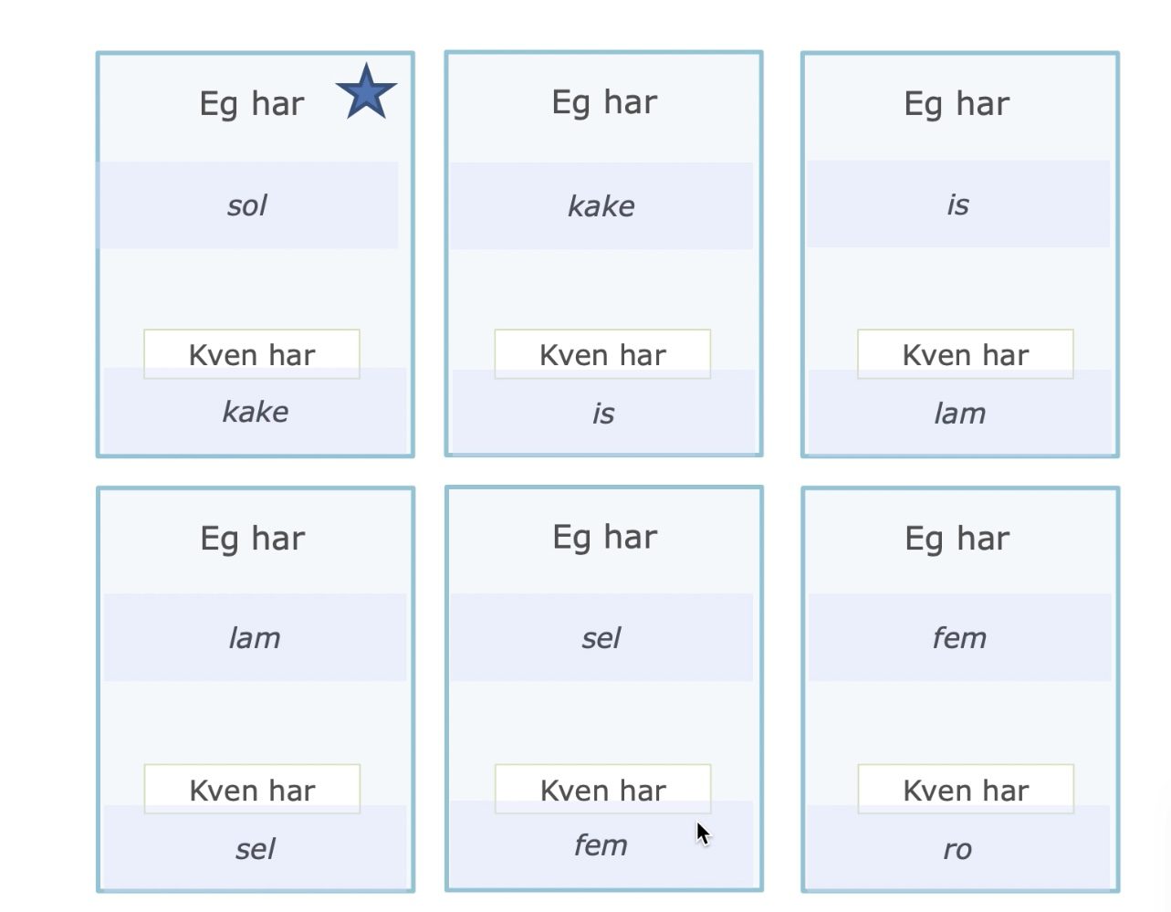Mengdetrening av 10 ord eller regnestykker - autofyll - Bilde 5