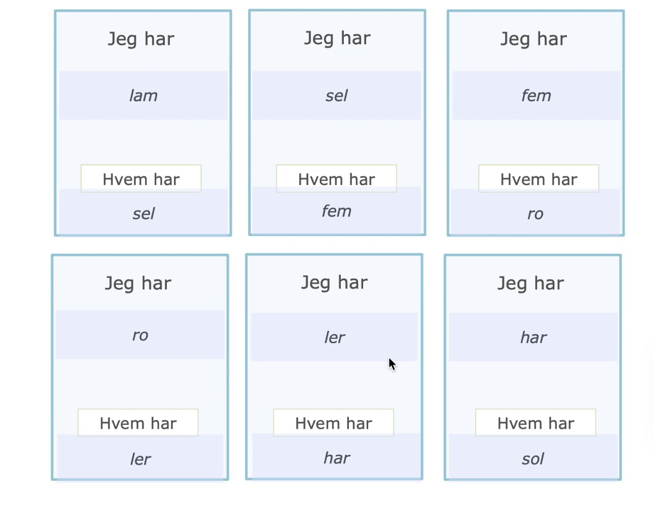 Mengdetrening av 10 ord eller regnestykker - autofyll - Bilde 6