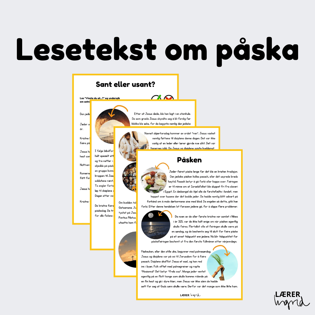 Lesetekst om påska (BM, NN)