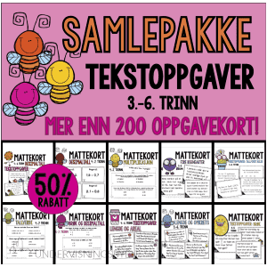 Mattekort samlepakke - over 200 kort!