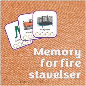 Memory for fire stavelser