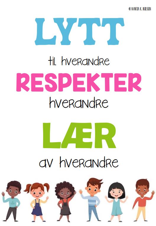Plakat - Lytt, respekter og lær - Bilde 2