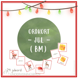Ordkort - JUL (BM)