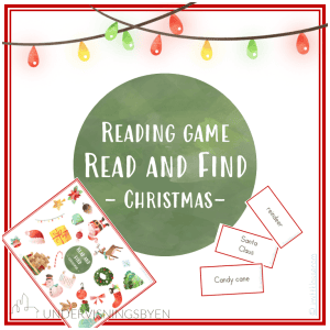 Reading game - Read and Find - Christmas (ENG)