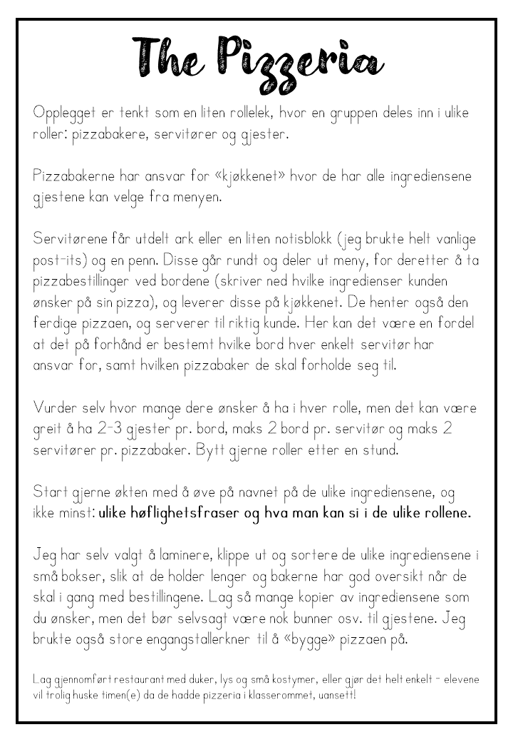 The Pizzeria - ENGELSK - Lek og læring - Bilde 3
