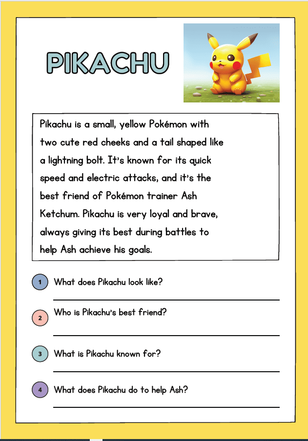 PAKKEPRIS 16 tekster - Pokemon leseforståelse NO/ENG - bestselger! - Bilde 11