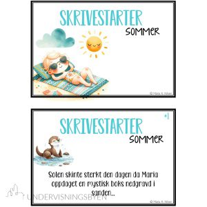 Skrivestartere med tema: sommer