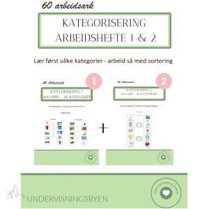 SAMLEPAKKE - kategorisering og sortering - arbeidshefte 1 & 2