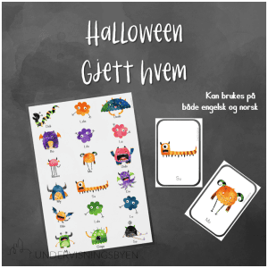 Spørrespill - Gjett hvem / guess who - Monster