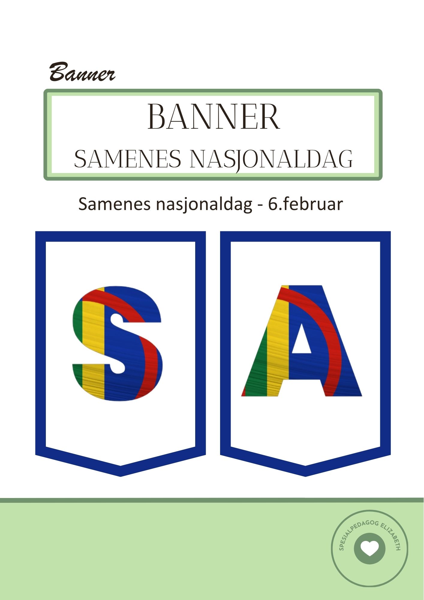 Banner - samenes nasjonaldag