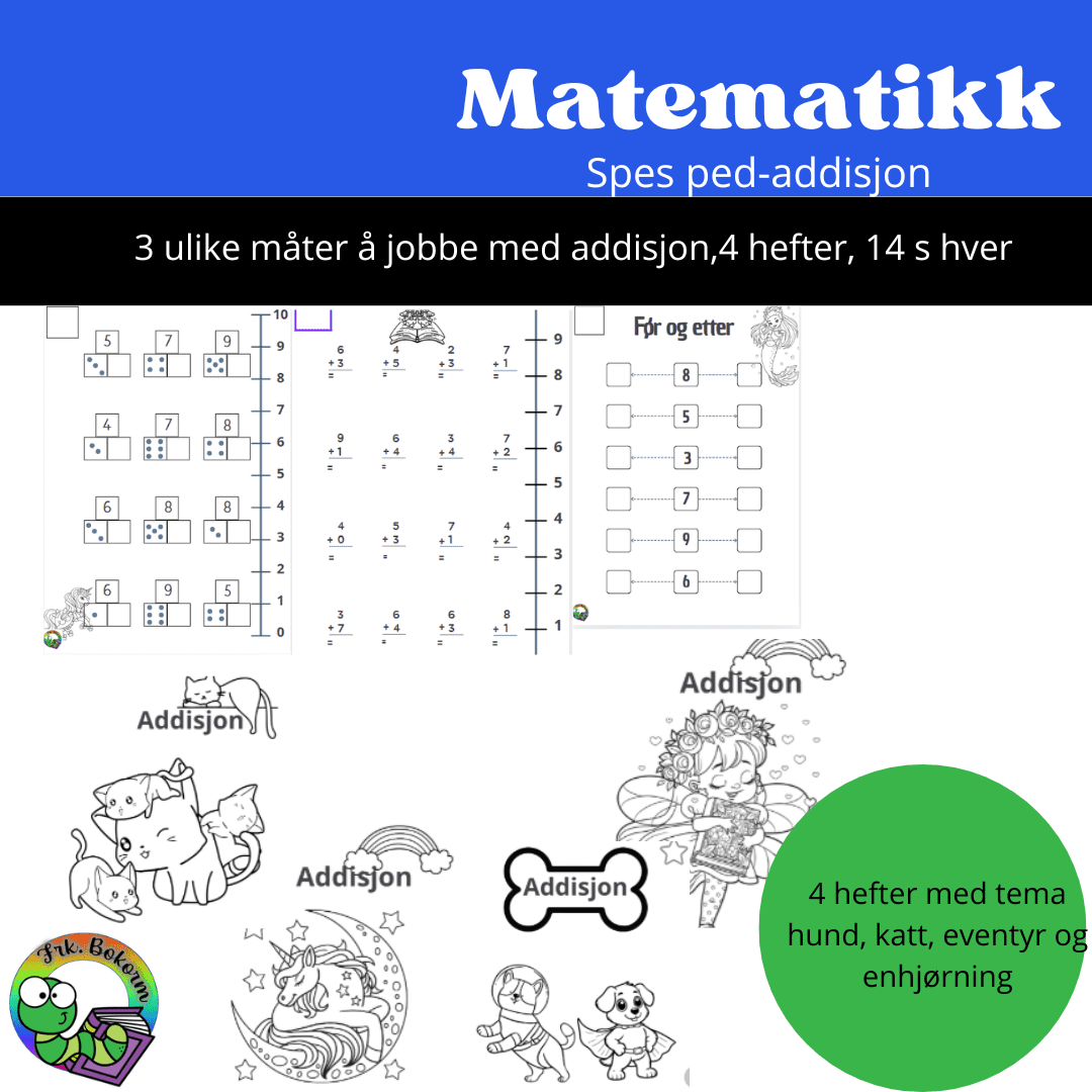 Addisjon opp til 10(for de som syns det er vanskelig)