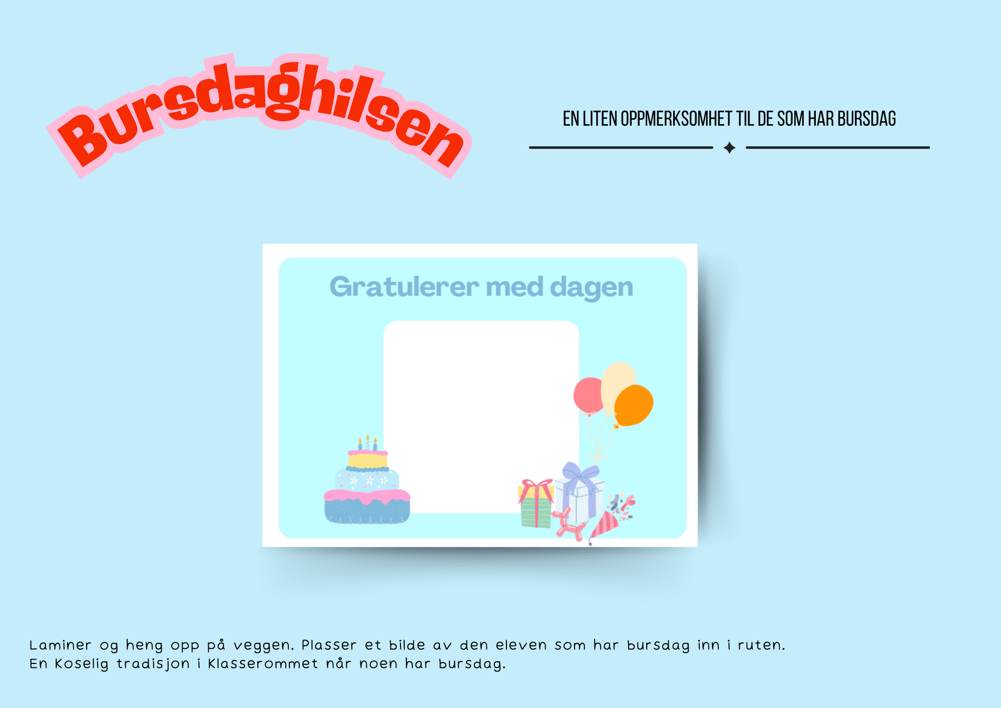 Bursdagshilsen