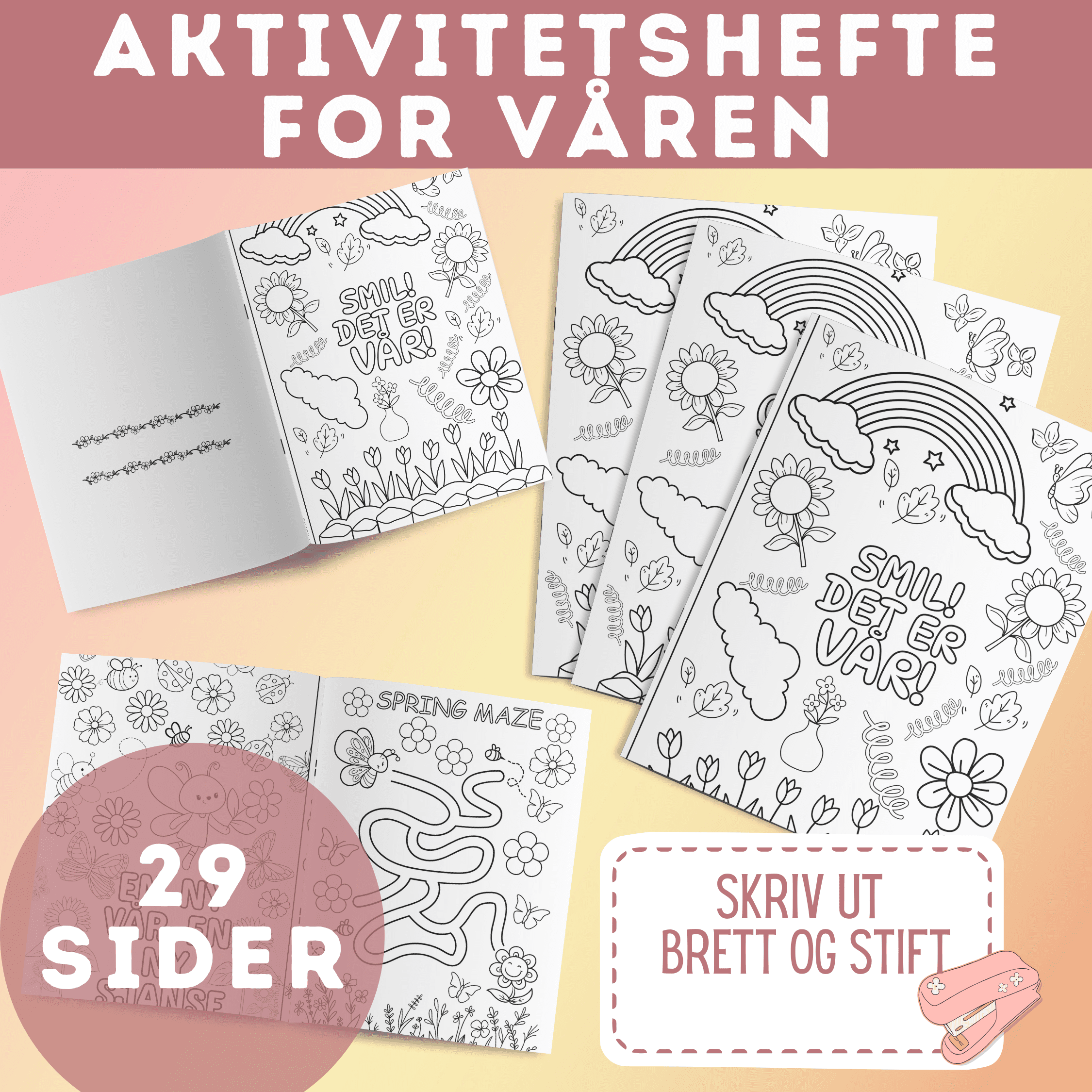 Aktivitetshefte VÅR - 29 sider