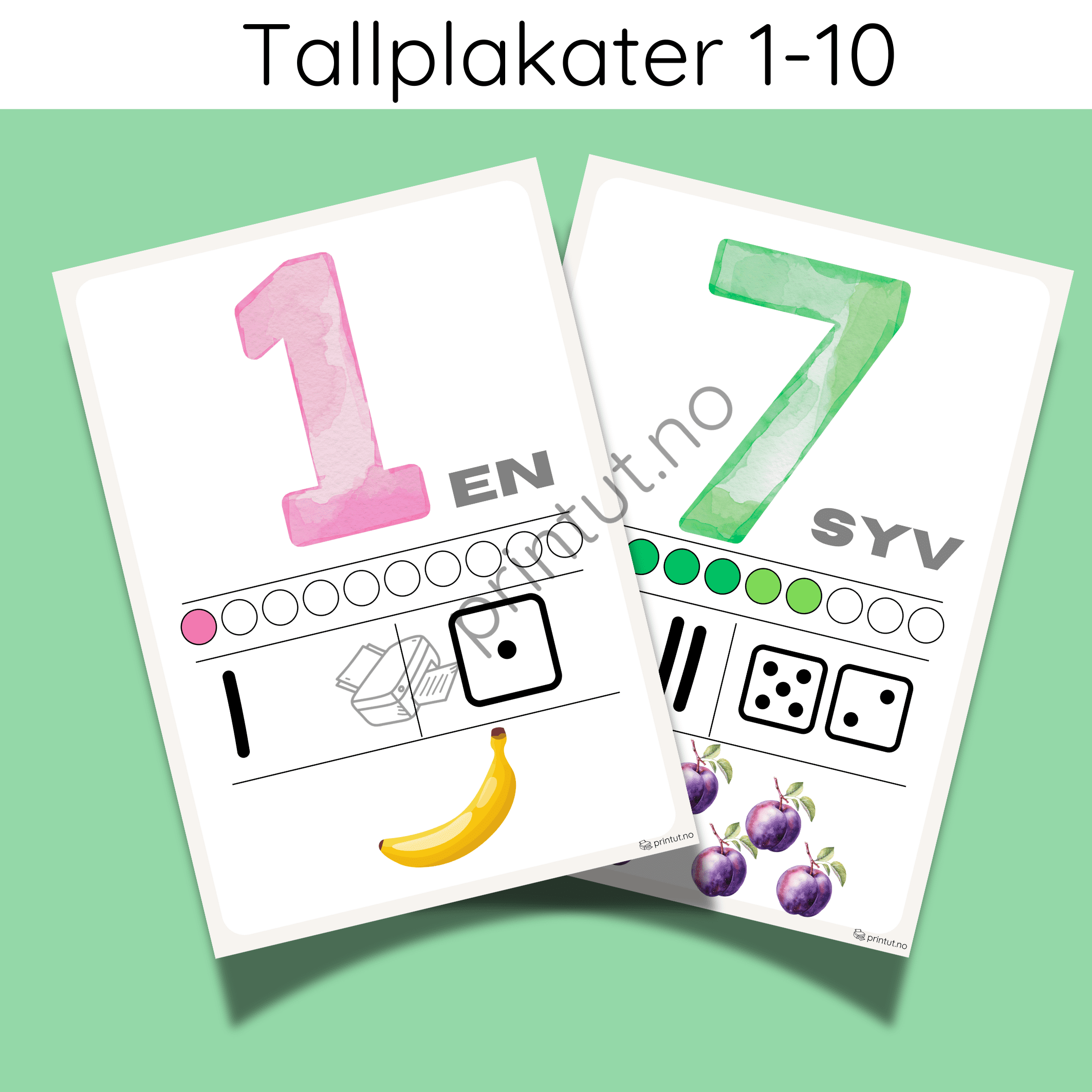 Tallplakater 1-10