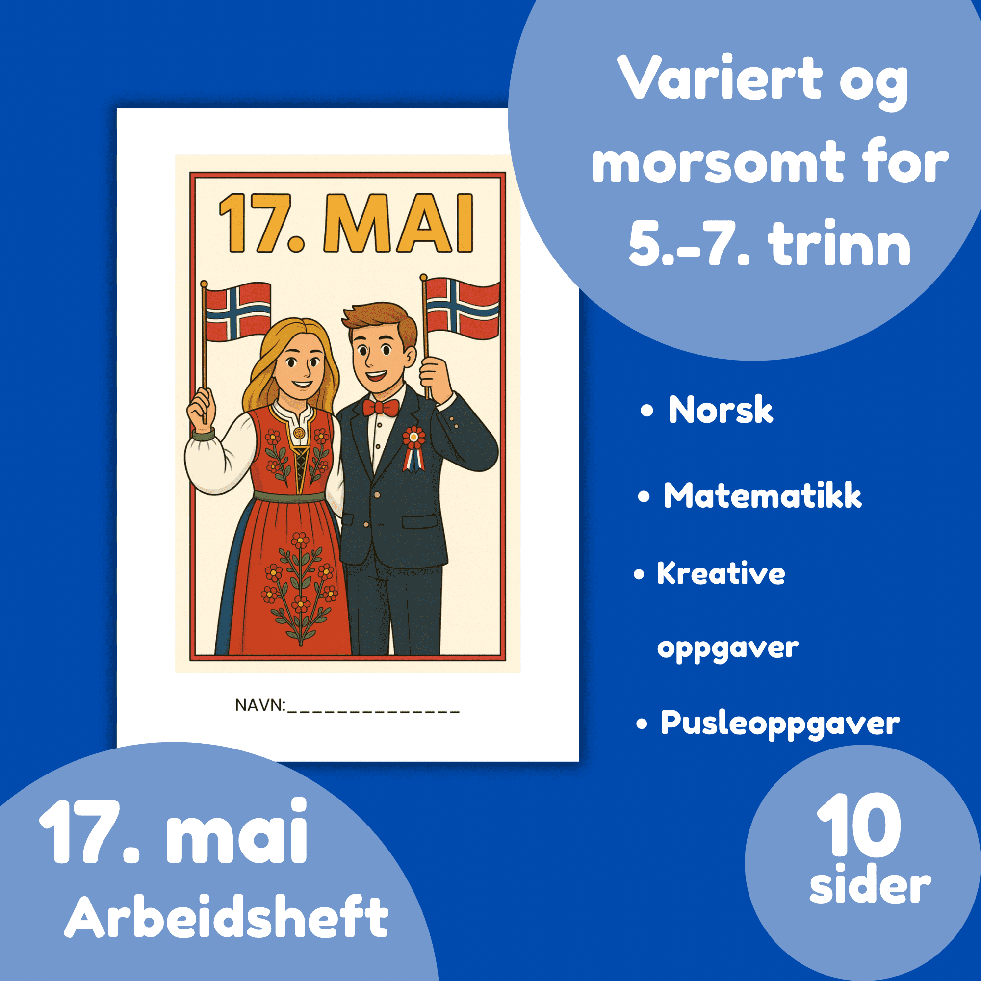 17. mai, Arbeidshefte 5.-7. trinn