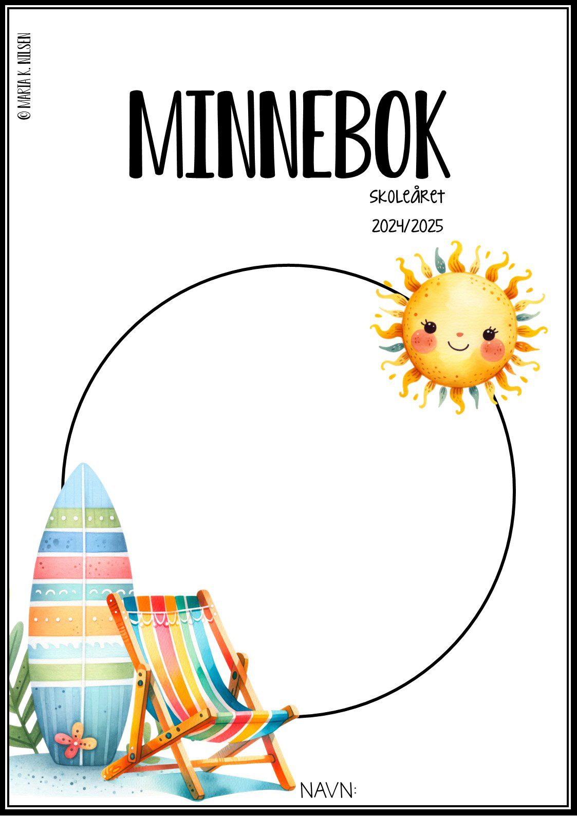 Mitt skoleår 24/25 Minnebok