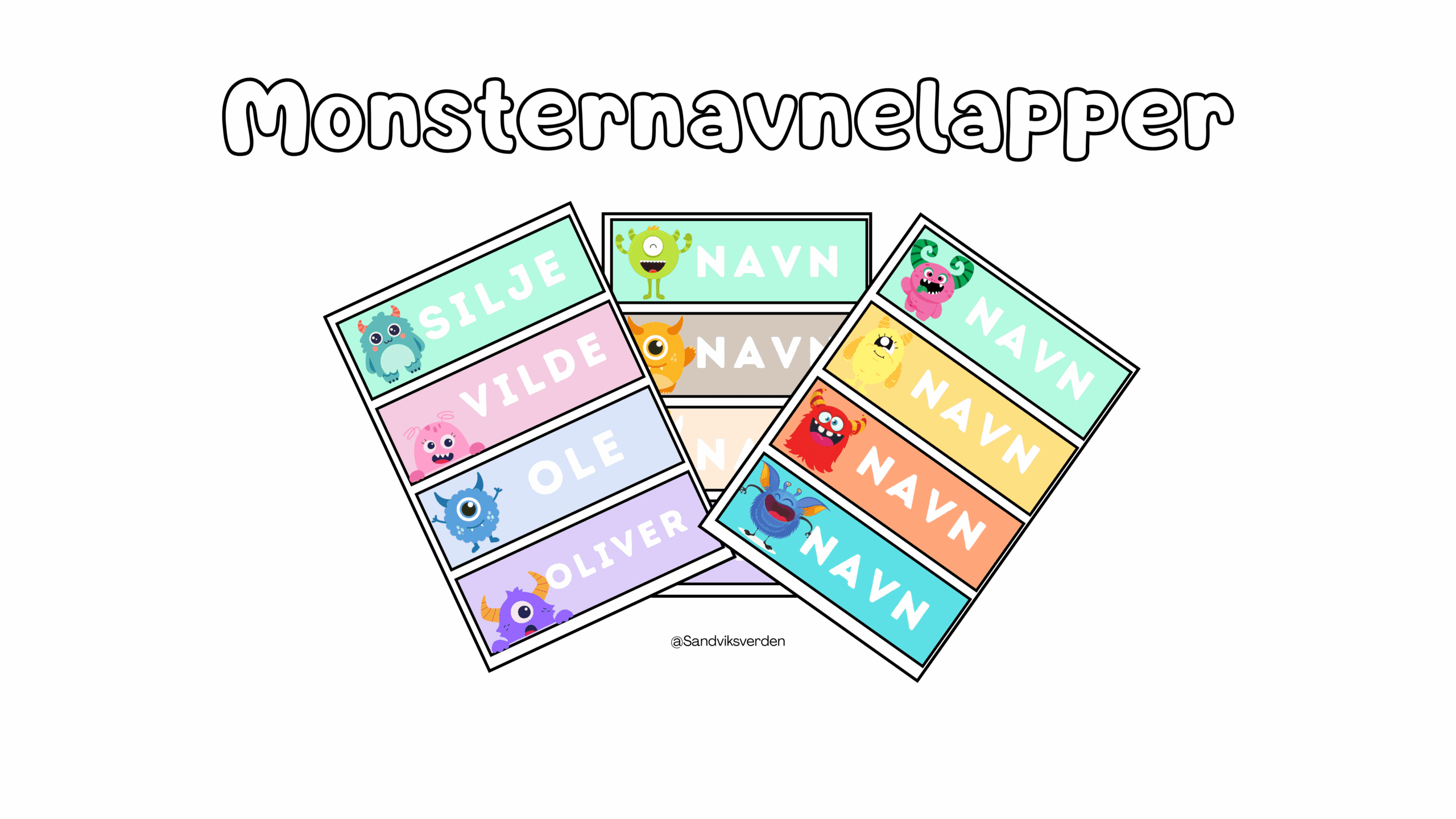 Monsternavnelapper