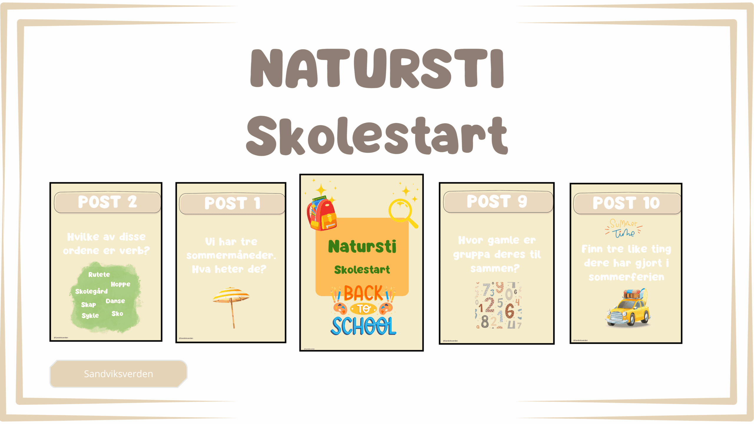 Natursti Skolestart