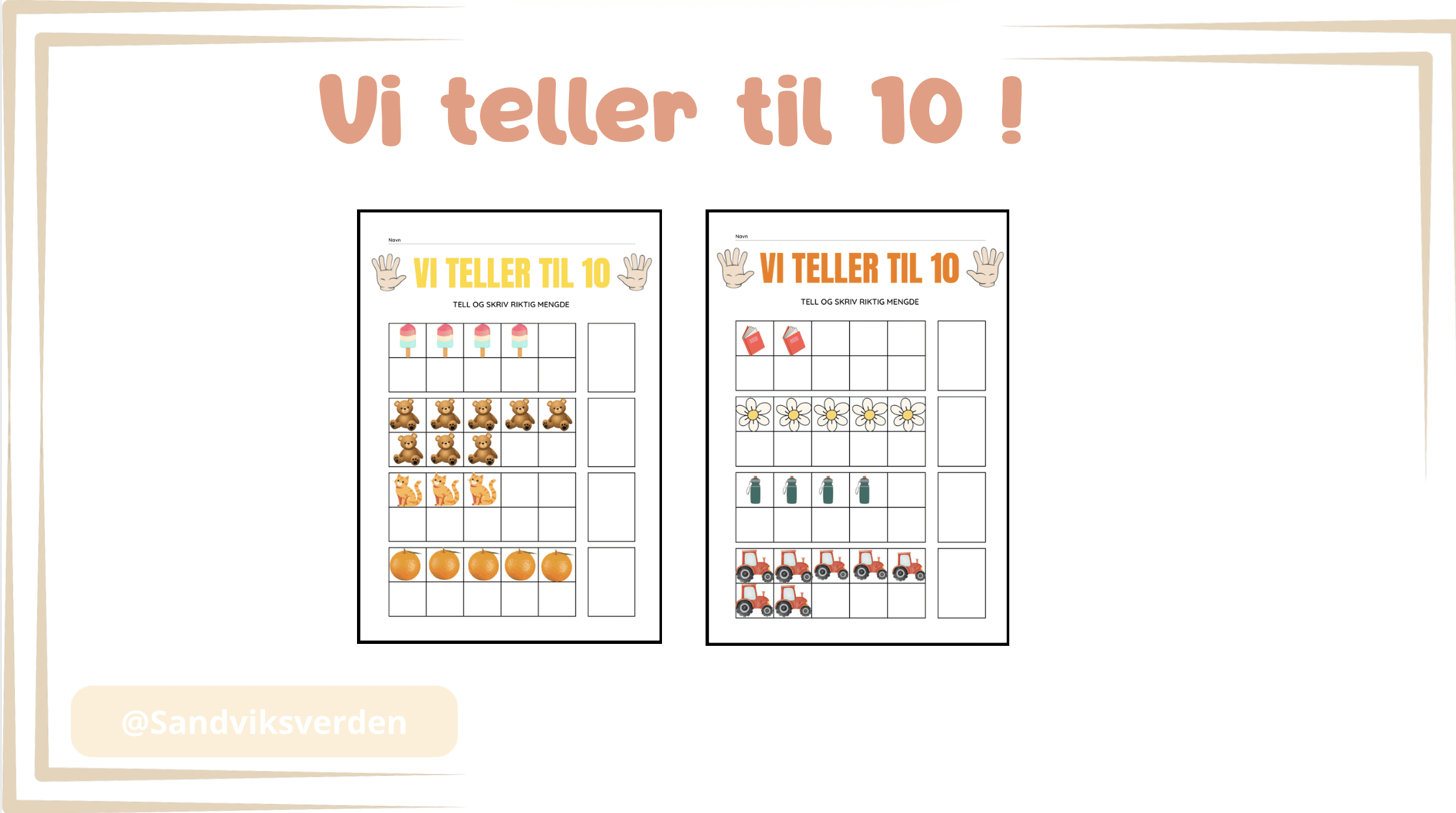 Vi teller til 10!