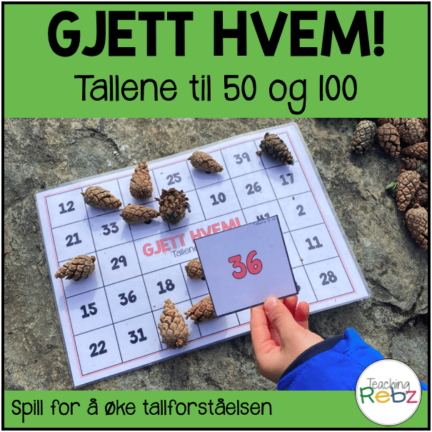 Gjett hvem! - Tallene til 50 og 100 - Nynorsk og bokmål