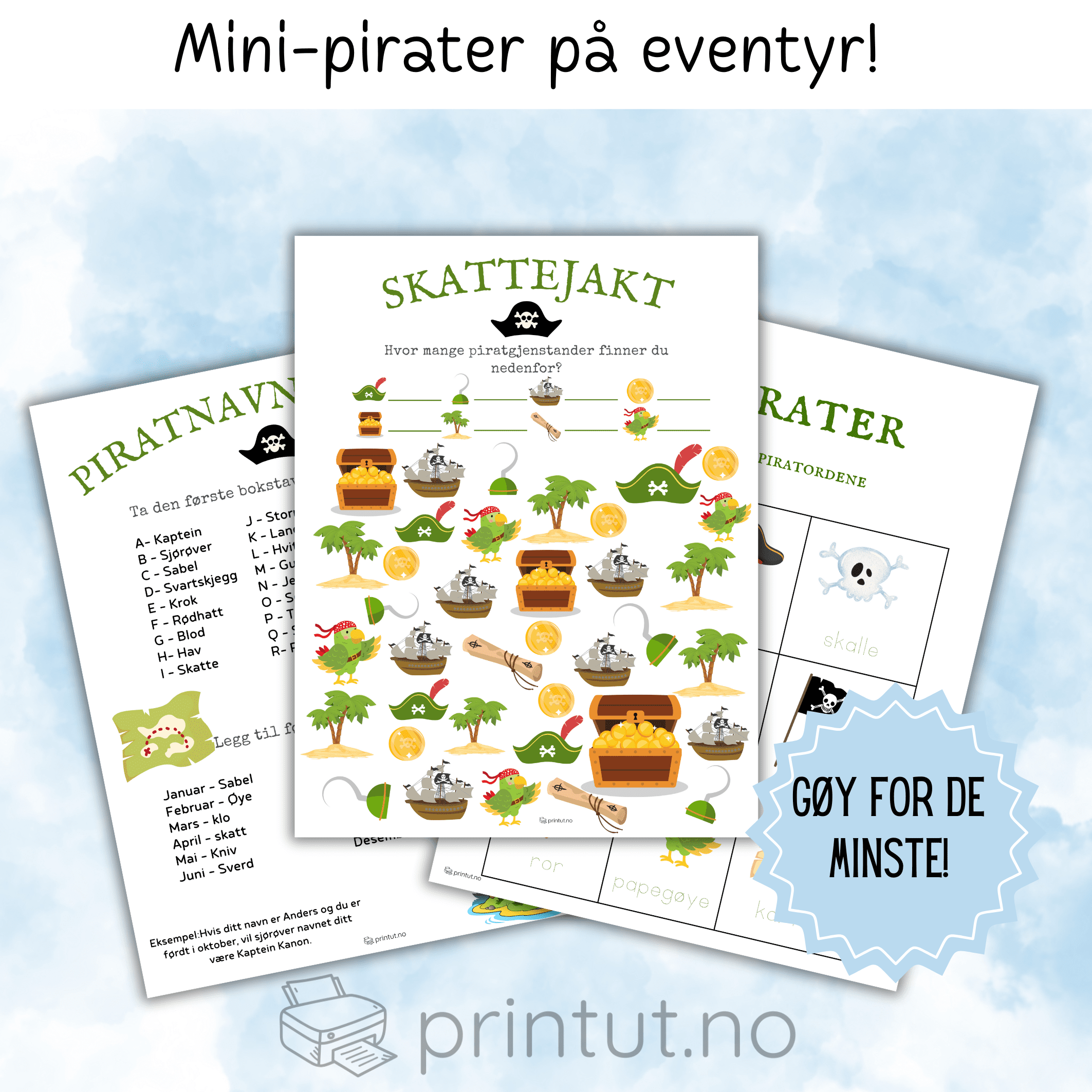 Mini-pirater på eventyr