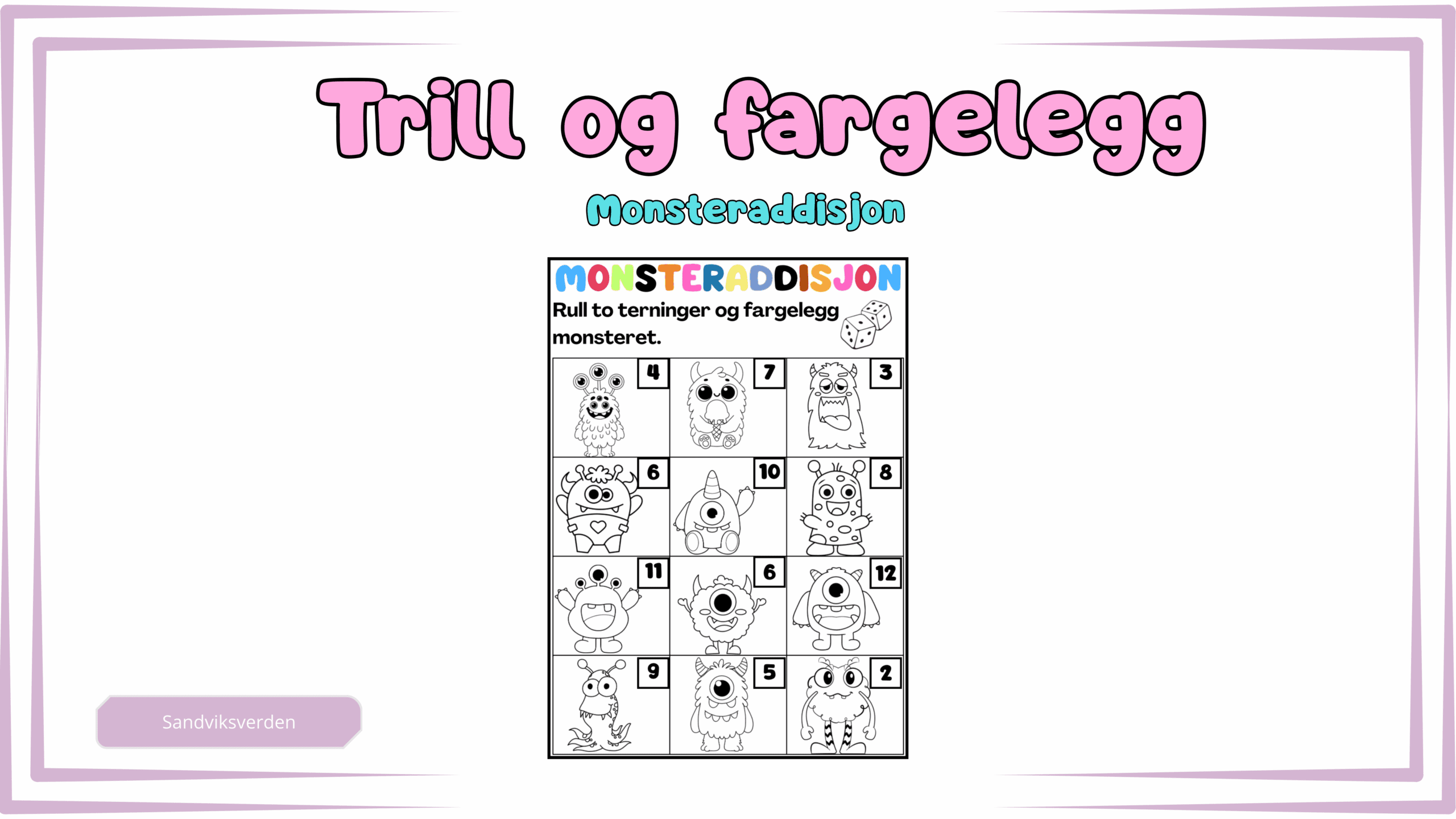 Trill og fargelegg