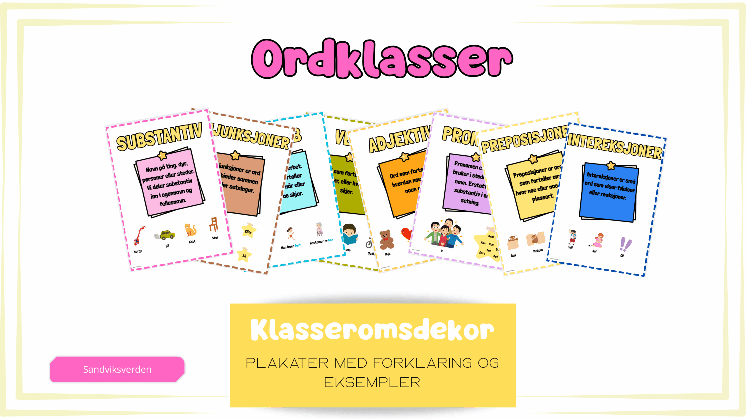 Ordklasseplakater
