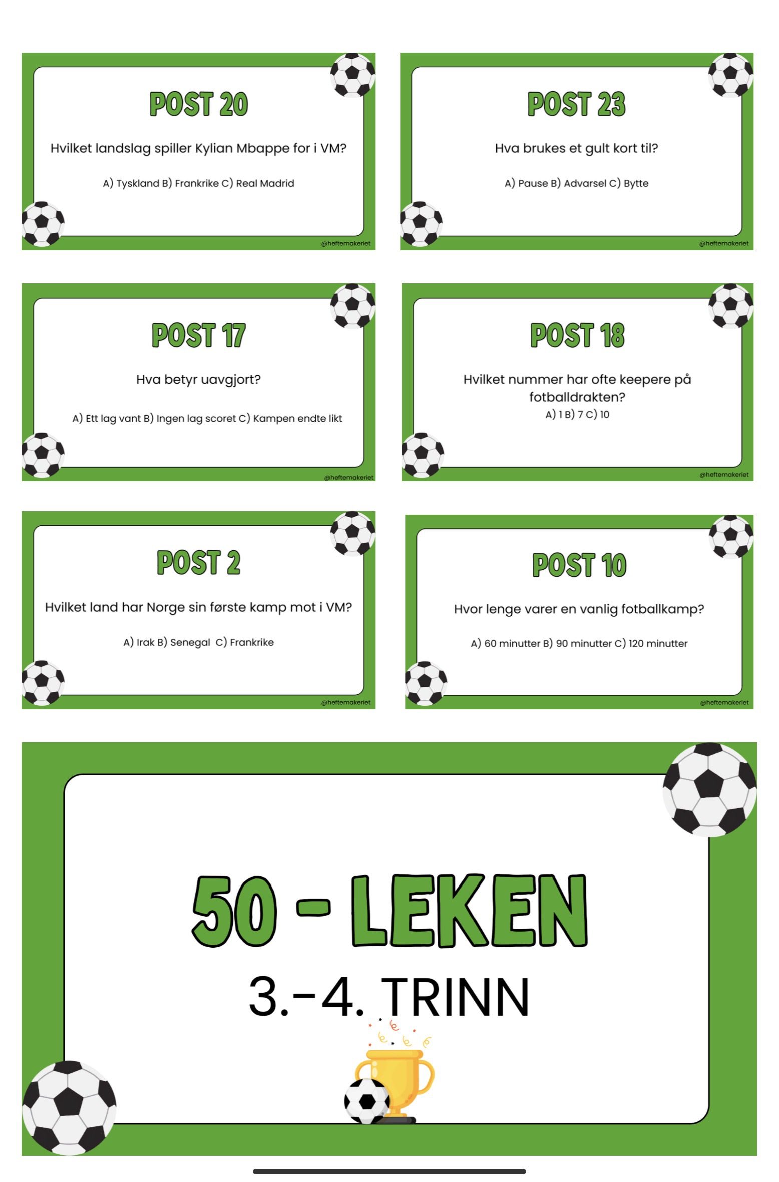 50-leken Fotball-VM