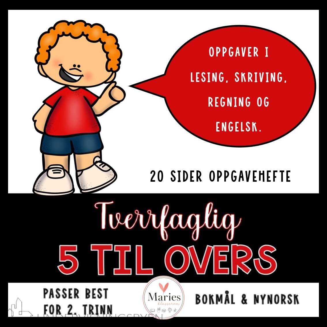 5 til overs for 2. trinn