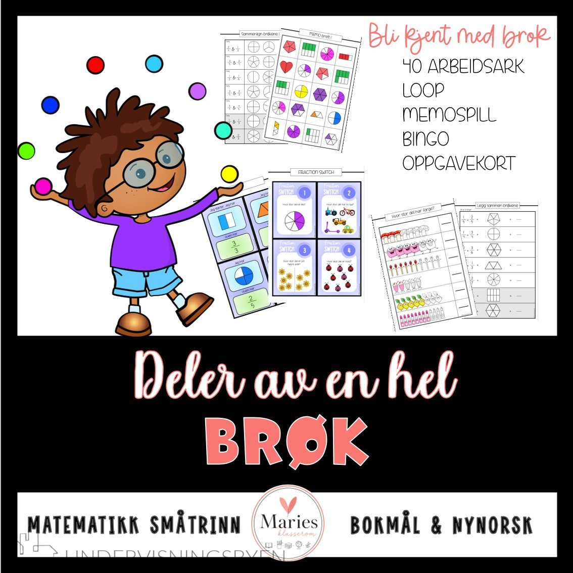 Deler av en hel - BRØK