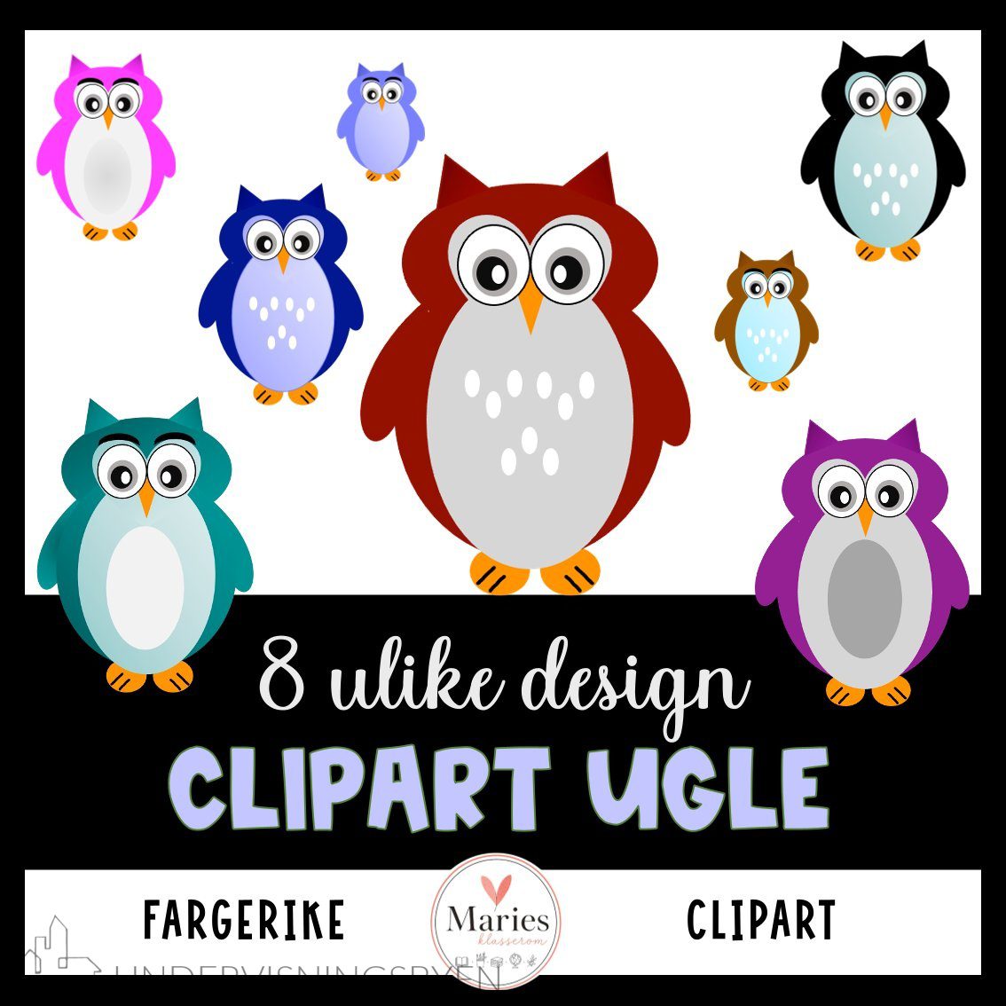Clipart ugler