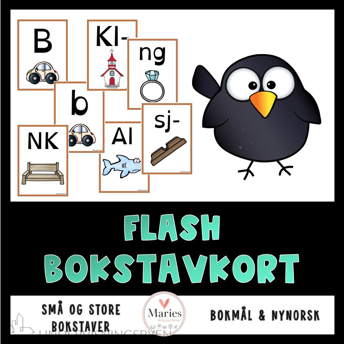 FLASH bokstavkort