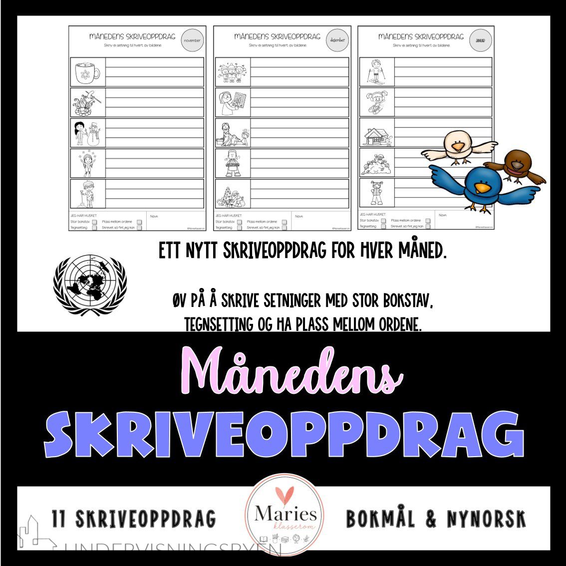 MÅNEDENS SKRIVEOPPDRAG