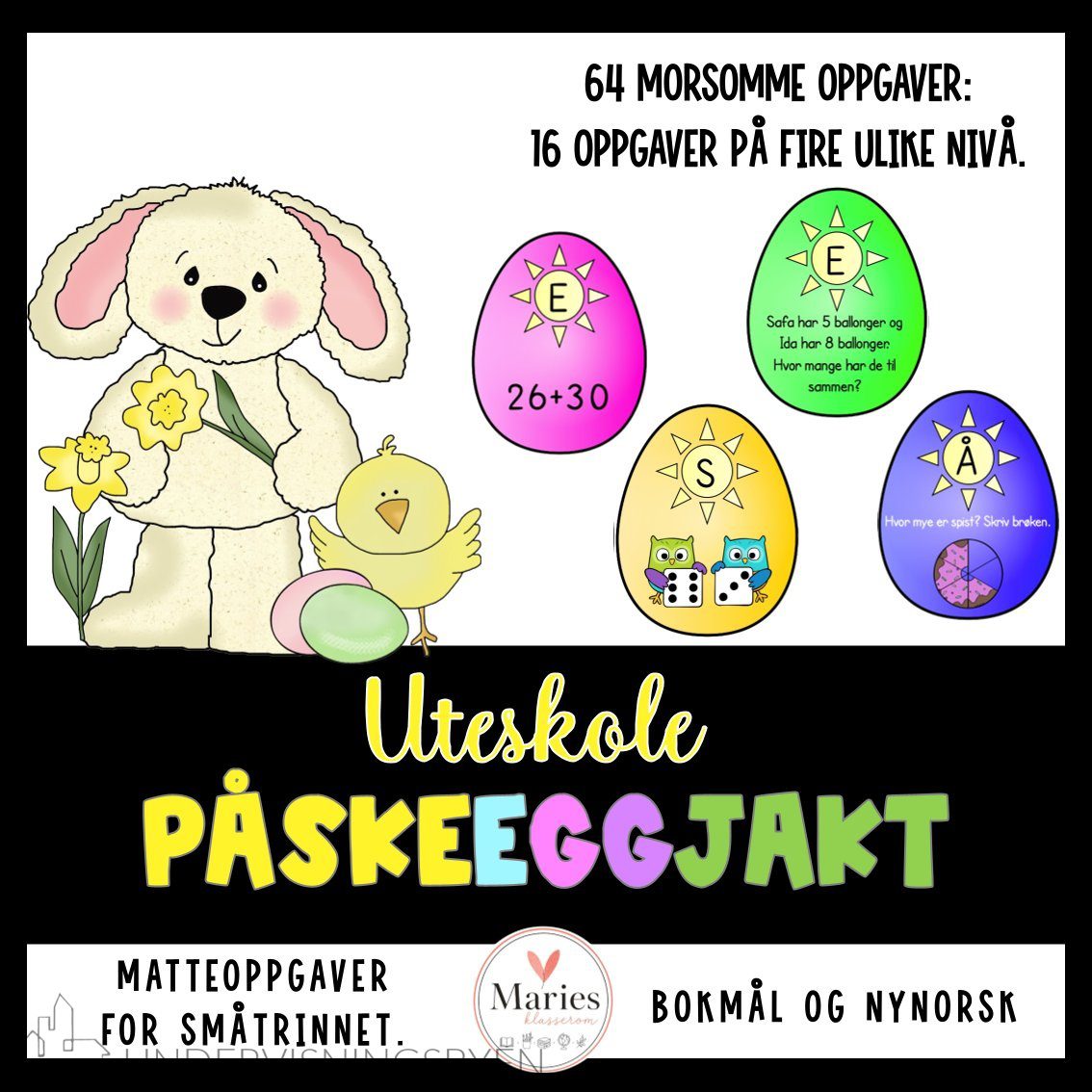 PÅSKEEGGJAKT matematikk