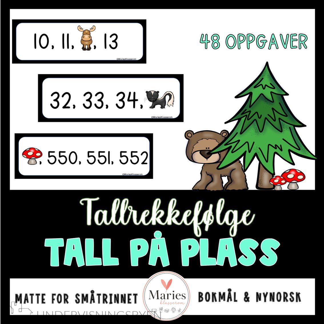 TALL PÅ PLASS