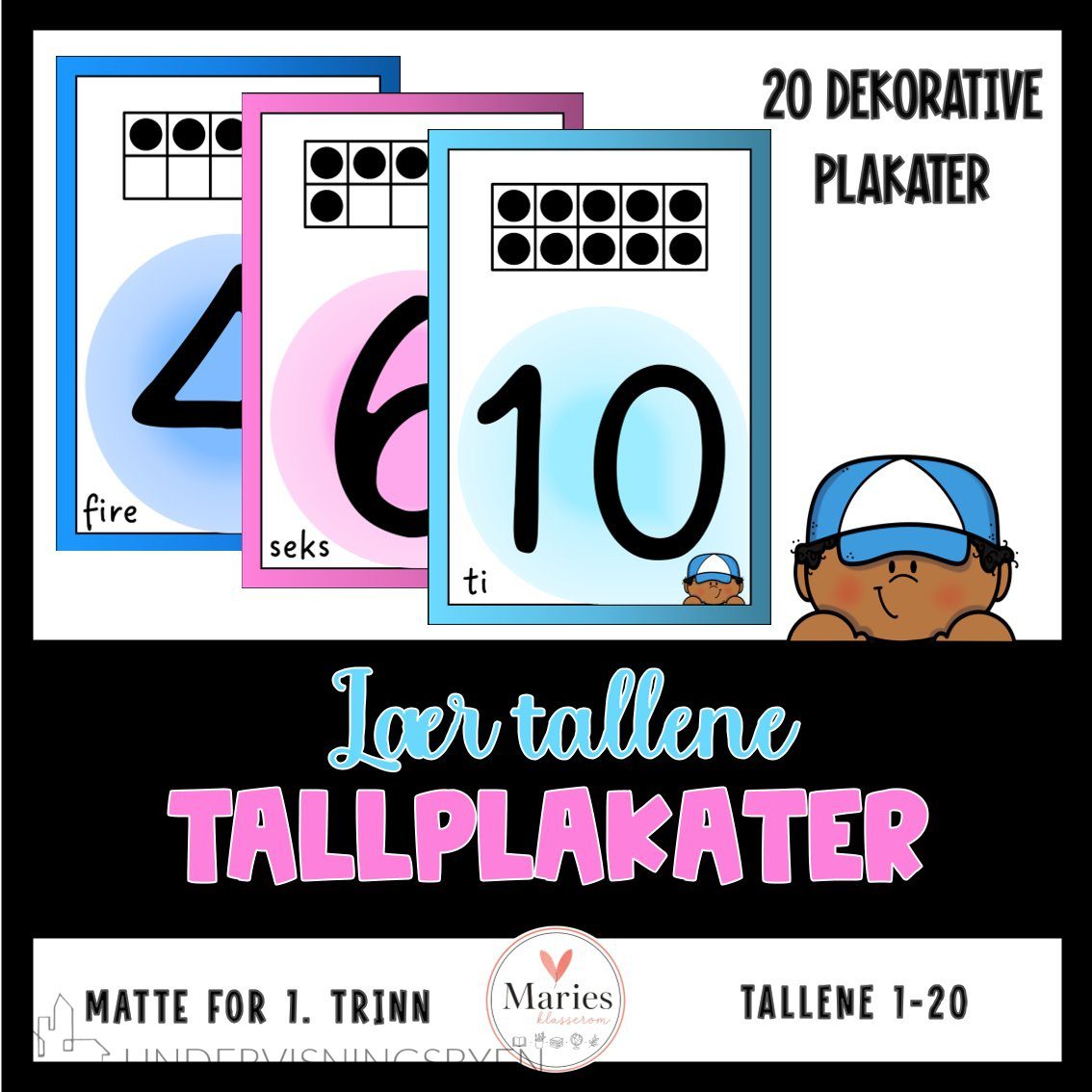 TALLplakater 1-20