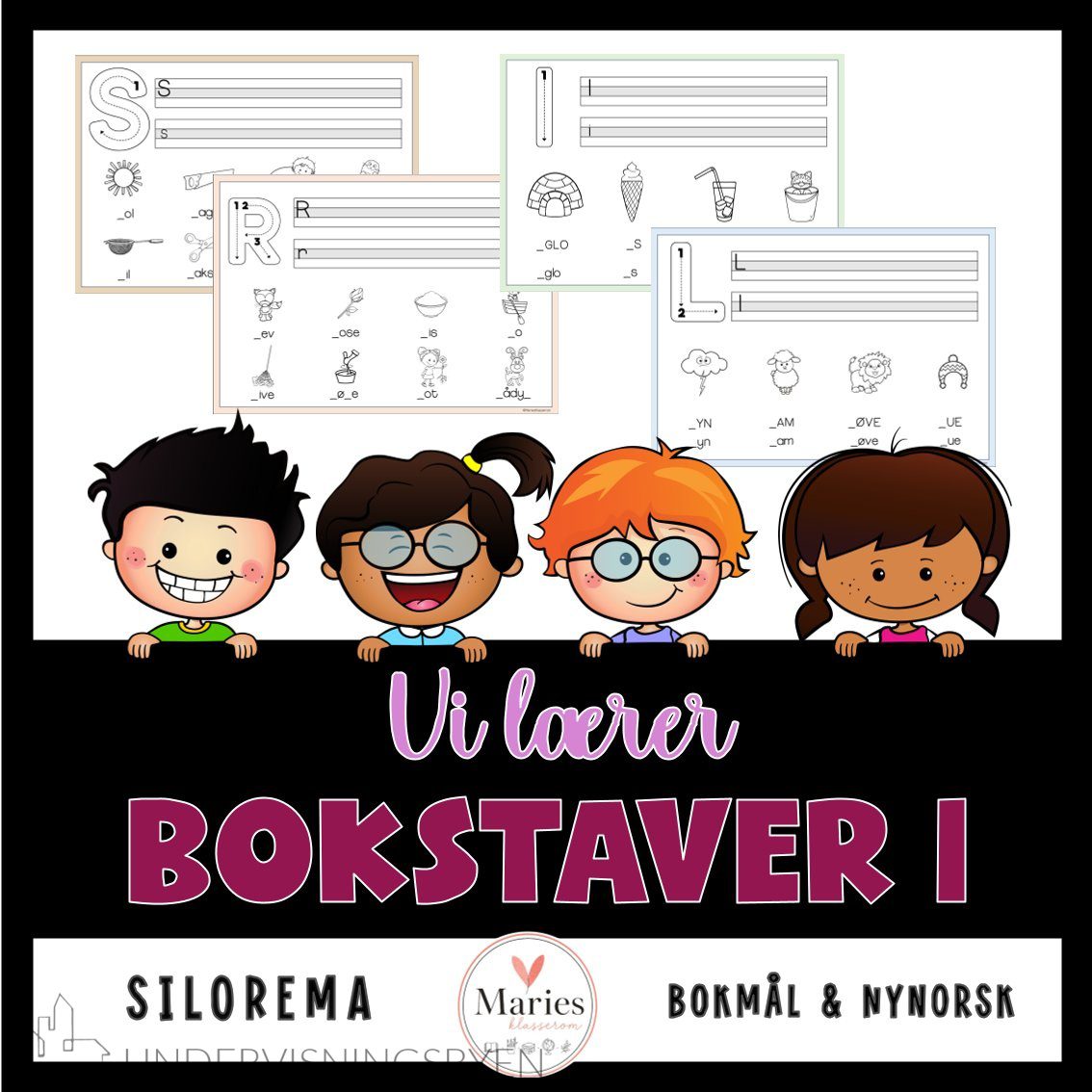 VI LÆRER BOKSTAVER 1