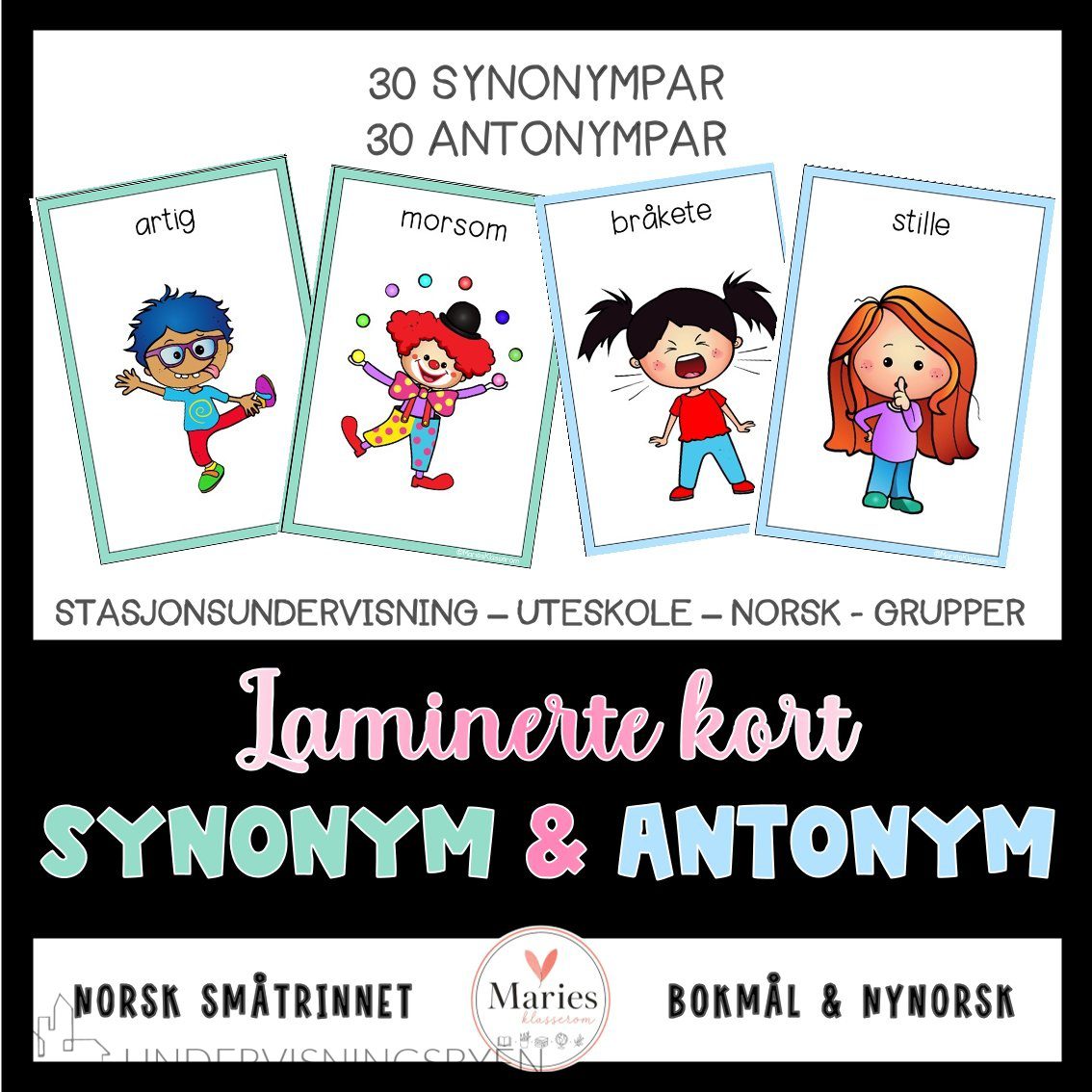 Synonym og antonym